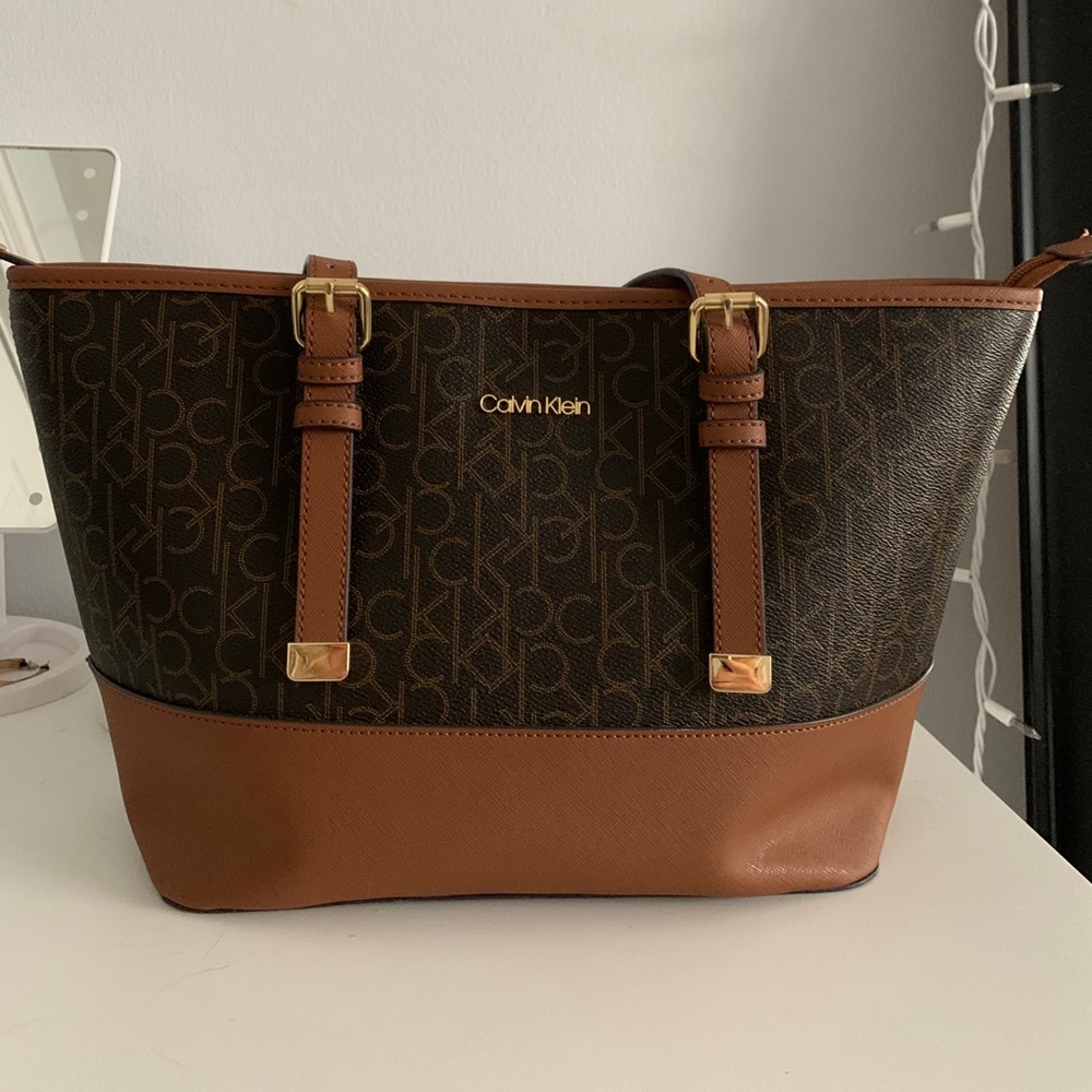 Calvin Klein Monogrammed Purse